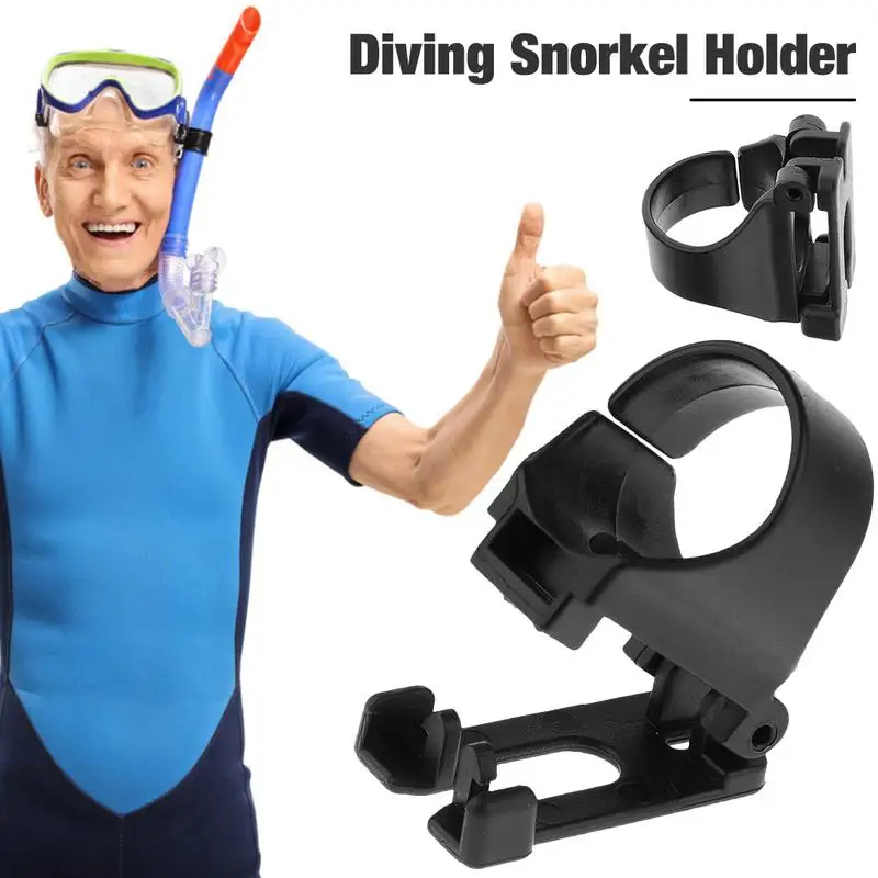 Diving Universal Plastic Clip Snorkel Holder Snorkel Accessories Hanging Buckle Holder Retainer Diving Equipment Accessory