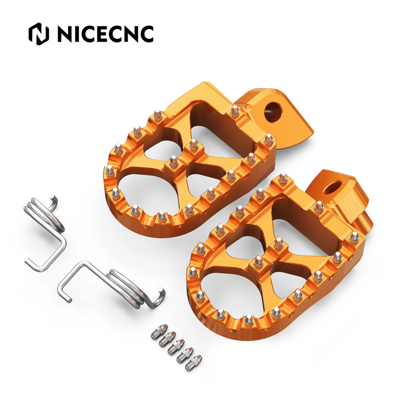 Motorcycle Foot Pegs Footrest & Pins For KTM 690 Enduro R SMC R 790 950 990 1090 1190 1290 Adventure Supermoto Super ADV R T