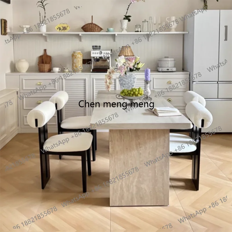 CC178 Nordic Warm Tables Luxury Tall Keep Kitchen Style Dining Tables Rectangle Modern Tavolo Rotondo Pranzo Dining Room