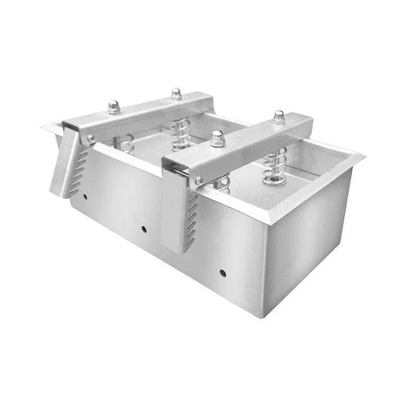 Stainless Steel Removable-Mold Meat Press—Spring-Loaded Hamburger Patty Molding Mold, suitable for restaurants, cafeterias