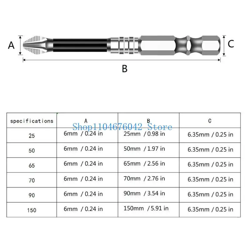 5asd 1Pc 5A Screwdriver Bits for Enhanced Durability and Efficiency, Professional