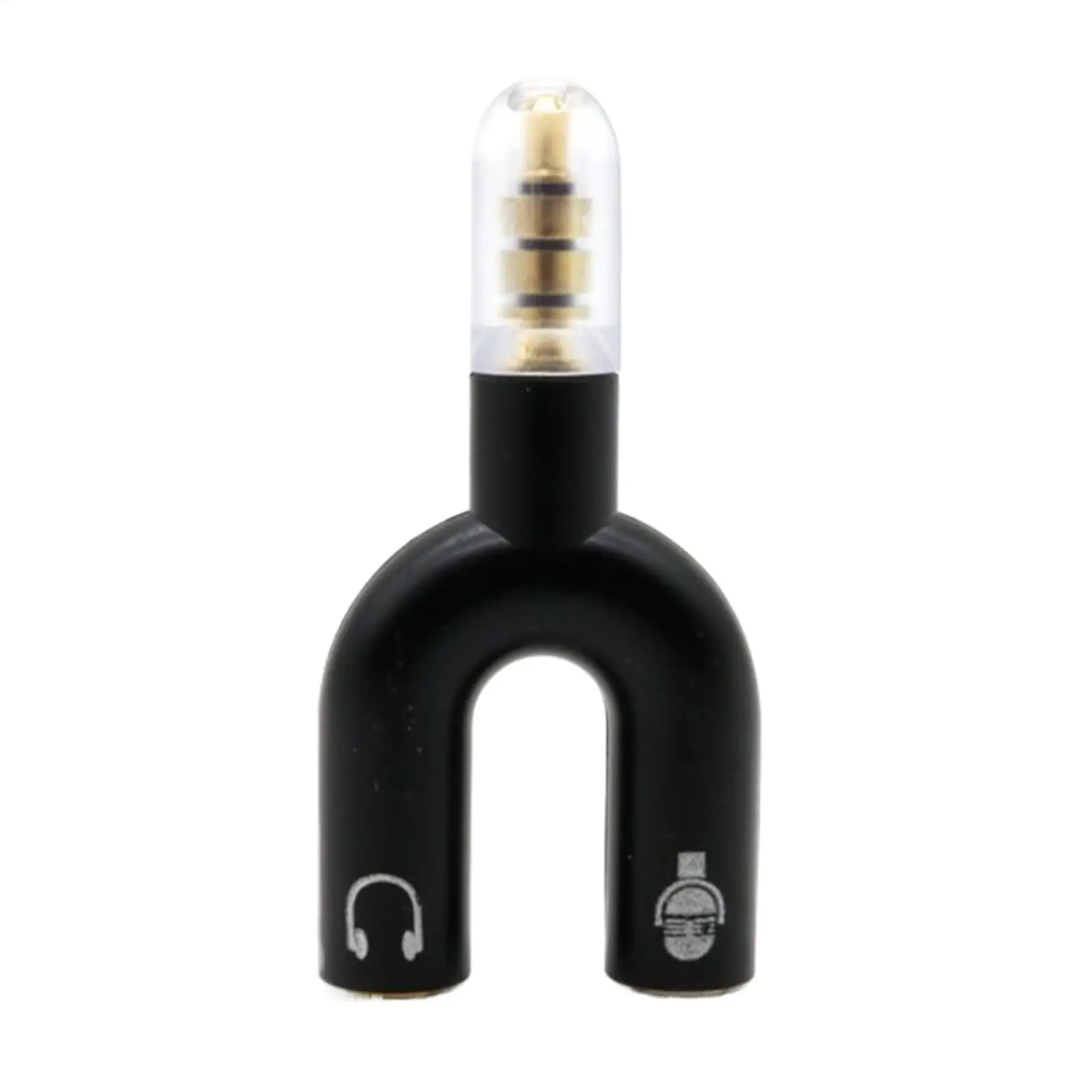 3.5 MM Headphone Adapter Plug Audio Cables Splitter Microphone 2 In 1 Stereo Audio Converter One-to-two Connector