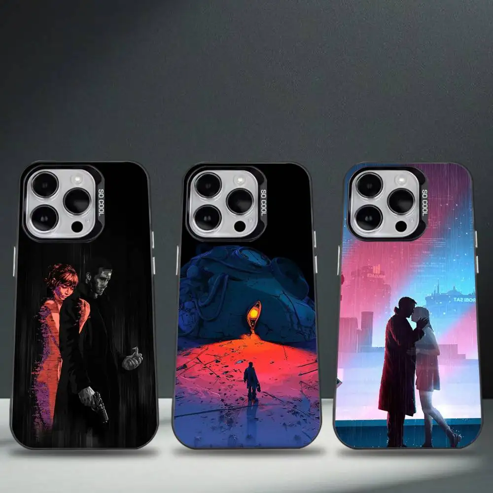 

B-Blade R-Runner 2049 Phone Case For iPhone 16,15,14,13,12,11,8,7,Pro,Max,Plus,Mini,XS,SE Anti Fall Black Matte Hard