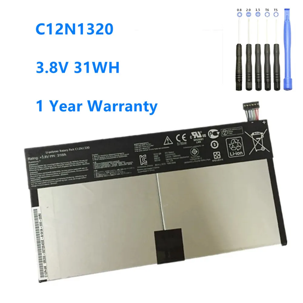 

Laptop Battery C12N1320 For ASUS Transformer Book T100T T100TA T100TA-C1 Tablet Battery C12N1320 3.8V 31WH