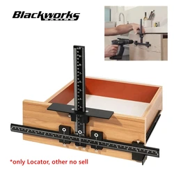 Aluminum Cabinet Hardware Jig Drill Guide for Accurate Installation of Door and Drawer Front Handles and Knobs Punch Locator