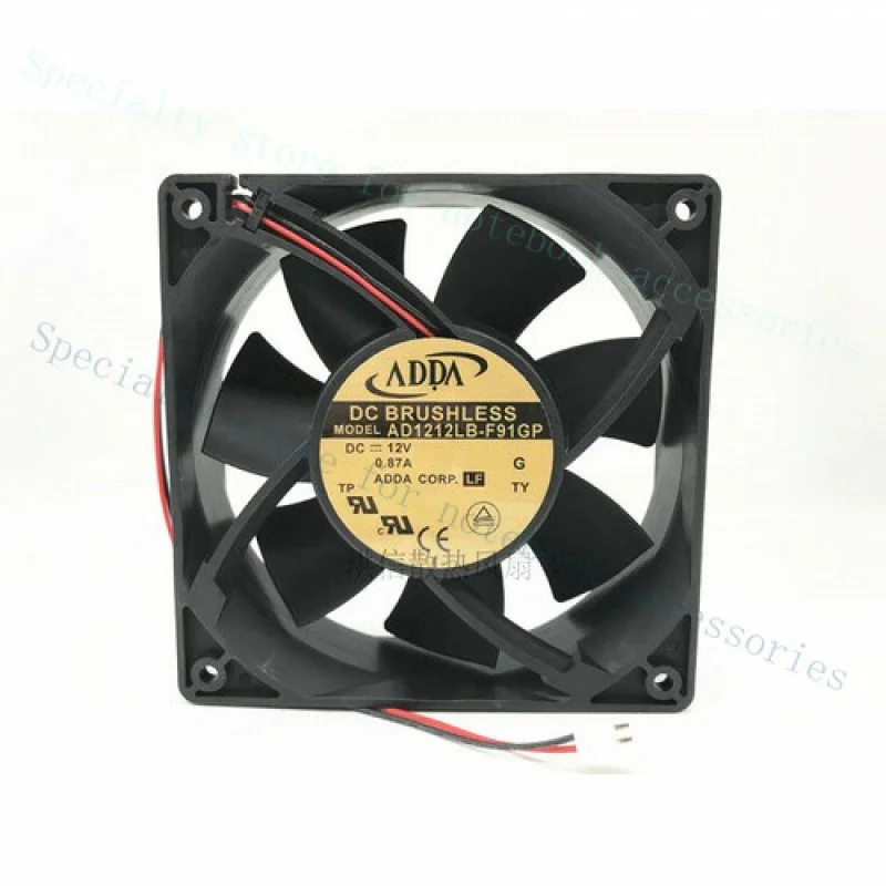 

A+ 1PC ADDA AD1212LB-F91GP 12V 0.87A 12038 12CM Gale Volume Cooling Fan cl