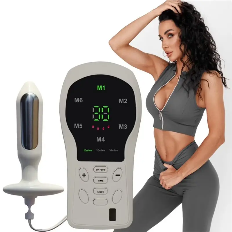 A07T-Electric Kegel Pelvic Floor Trainer With Stimulation Biofeedback Home Postpartum Use For Incontinence Muscle Repair Tool