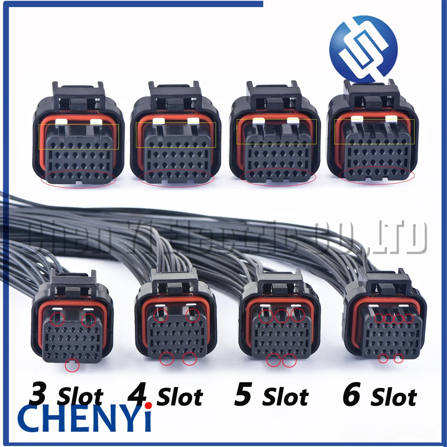 26 Pin Auto ECU Computer Connector Oil Gas Electrical Plug 3-1437290-7 3-1437290-8 1473416-1 1473416-2 With 30cm or 200cm Wires
