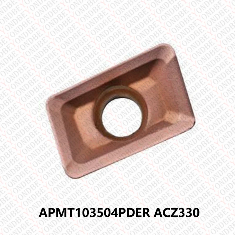 Herramienta de torneado APMT103504 APMT103504PDER ACZ330 APMT 103504, insertos de carburo, corte CNC 100% Original, 10 piezas