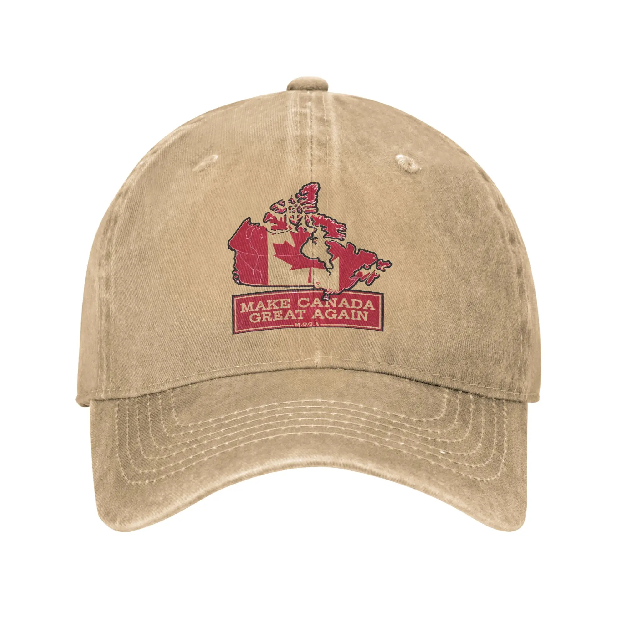 Washed Baseball Cap Make Canada Great Again Summer Trucker Hat For Unisex-Teens  y2k Retro Hunting Camping Sun Baseball Caps