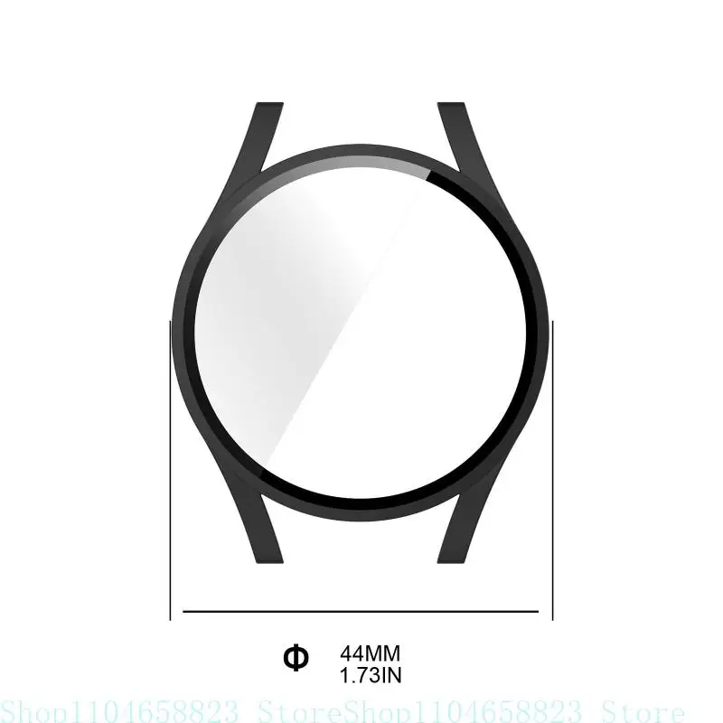 시계 케이스 범퍼 쉘 하프 팩 중공 보호 커버 프레임 시계 5 44mm Smartwatch 액세서리
