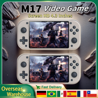 M17 Retro Handheld Video Game Console Portable Pocket Video Player Open Source Linux System 4.3 Inch IPS Screen 64GB 128GB Gifts