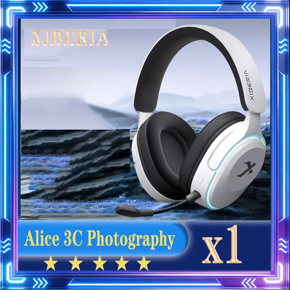 

Игровые наушники XIBERIA X1, беспроводные Bluetooth 7.1, 2.4G, для киберспорта, с шумоподавлением, длительным временем автономной работы, подарок для геймеров и ПК-игрок