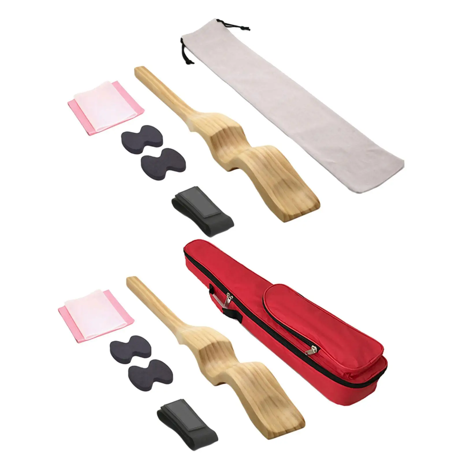 

Ballet Foot Stretcher Set Arch Enhancer, Yoga, Durable Storage Bag Wood Ballet Dance Foot Stretch Stretcher Ballet Accessory