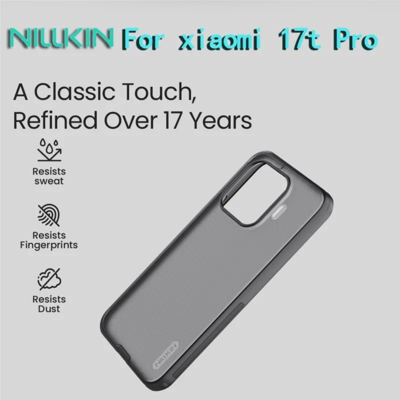 Чехол NILLKIN для Xiaomi 17T Pro: высококачественный матовый чехол-накладка Super Frosted Shield из поликарбоната