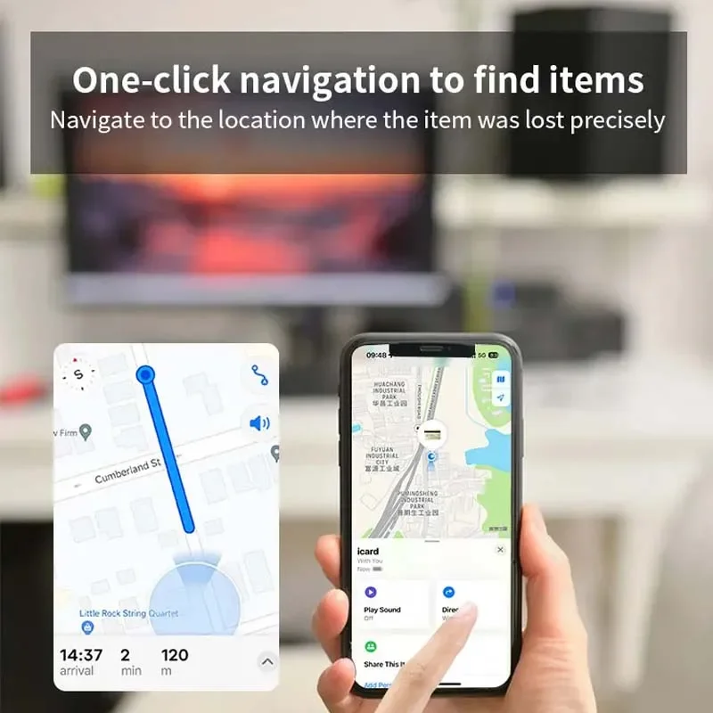 Xiaomi Smart GPS Tracker Work ITag For IOS APP Anti Lost Reminder Device MFI Rated Global GPS Car Key Pet Kids Finder Locator