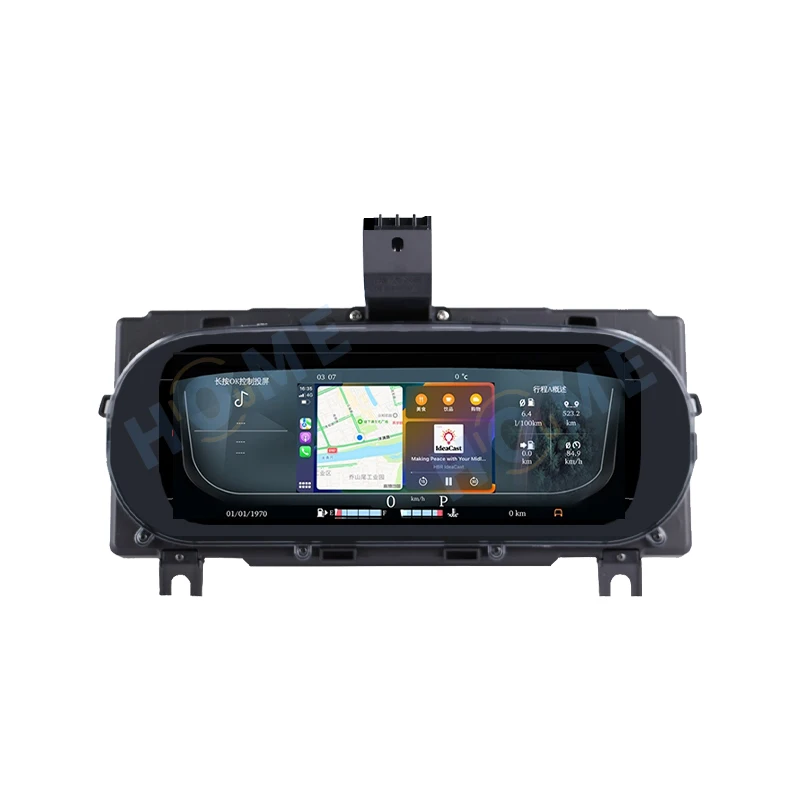 

Linux System 12.3 Inch Car Lcd Speedometers Dashboard Support CarPlay for Jaguar XE/PACE 2016-2020 Instrument Cluster Digital