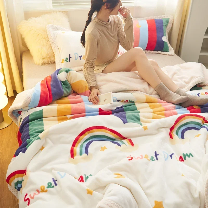 

Новое яркое Фланелевое Флисовое одеяло с принтом в виде молочного волокна, 150*200 см