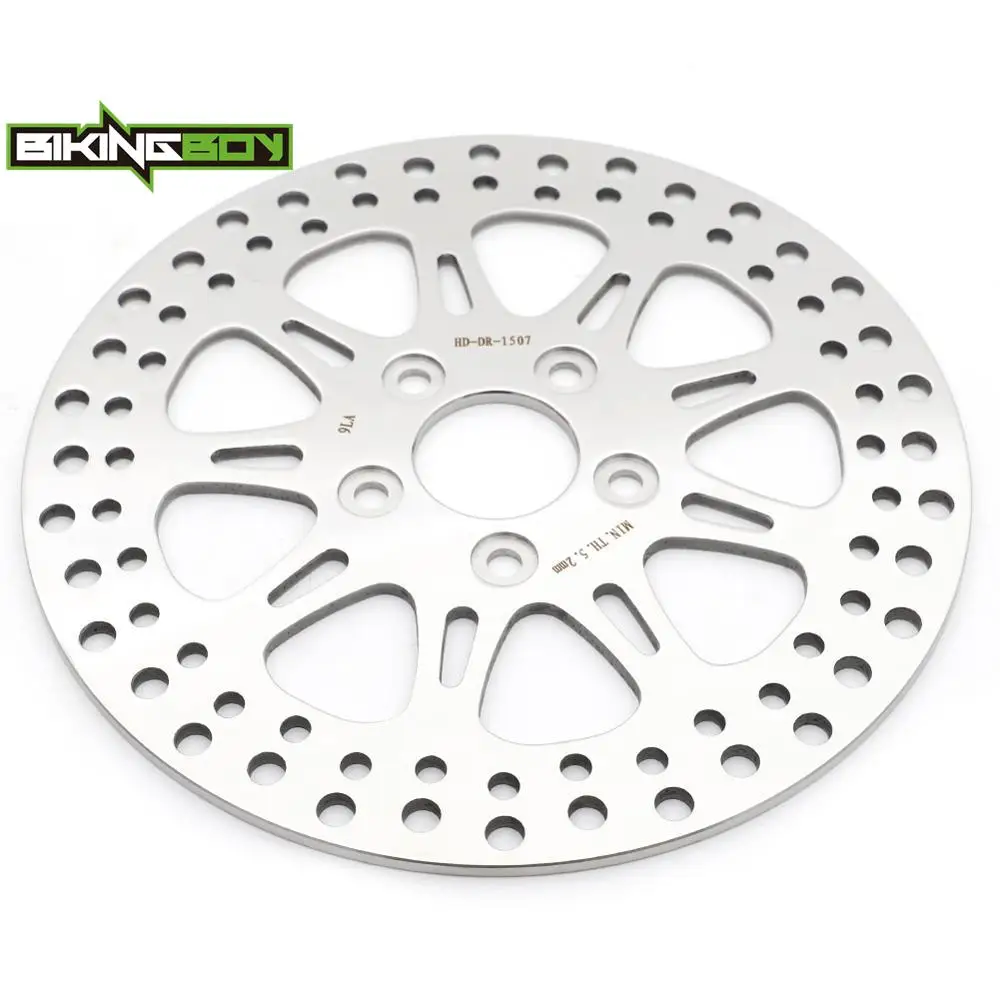 BIKINGBOY Sportster XLH 1200 88-99 XLH 883 85-99 XL1200S 96-99 FXDBS 91 92 FLH Electra Glide 81 82 83 Rear Brake Disc Disk Rotor