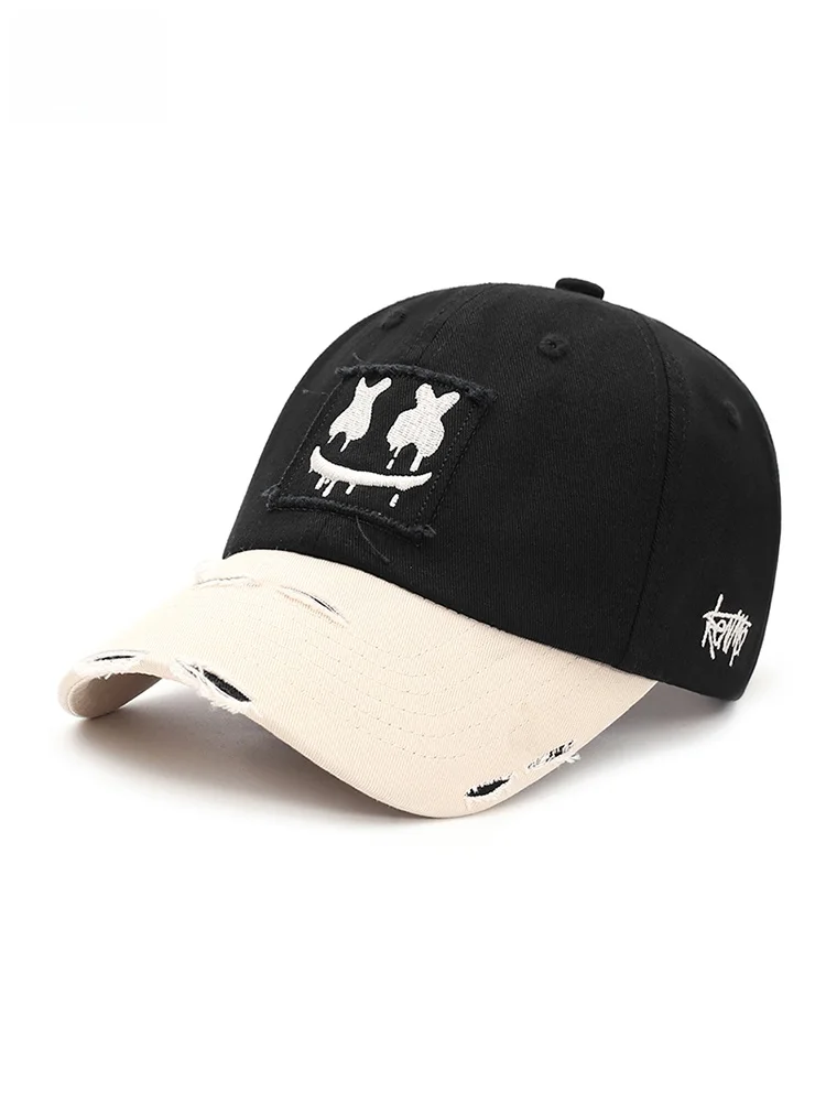 kemore-unisex-vintage-baseball-cap-spring-summer-autumn-winter-sun-protection-streetwear-hip-hop-hoopla-color-block-fa