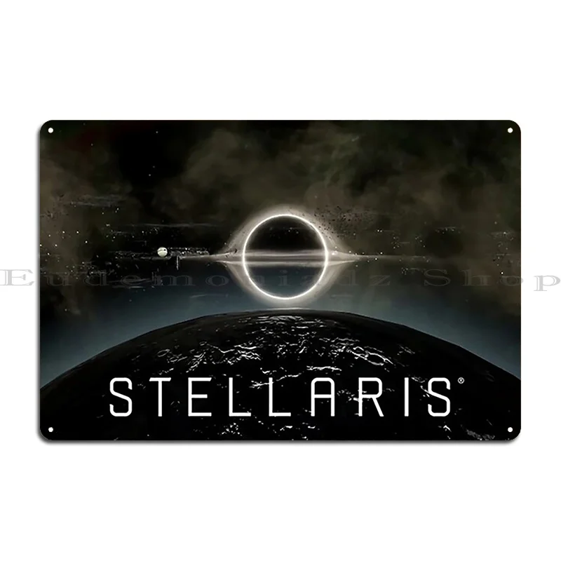 Stellaris Photographic Print Metal Plaque Pub Iron Painting Wall Decor Garage Tin Sign Poster