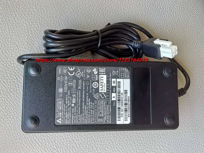 Original Delta ADP-66CR B 66W AC Adapter Charger for Cisco 5506-X ASA5506-K9 /SEC-BUN-K9 ASA5506-PWR-AC Power Supply 12V 5.5A