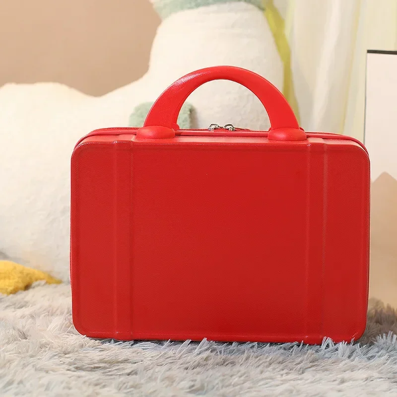 (008) Candy color suitcase 14 inches small and lightweight