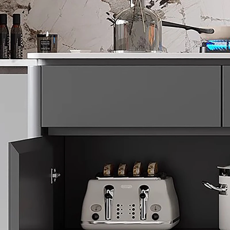 Islas de cocina minimalistas francesas, prácticas con almacenamiento, Islas de cocina clásicas de primera calidad, muebles duraderos de primera calidad