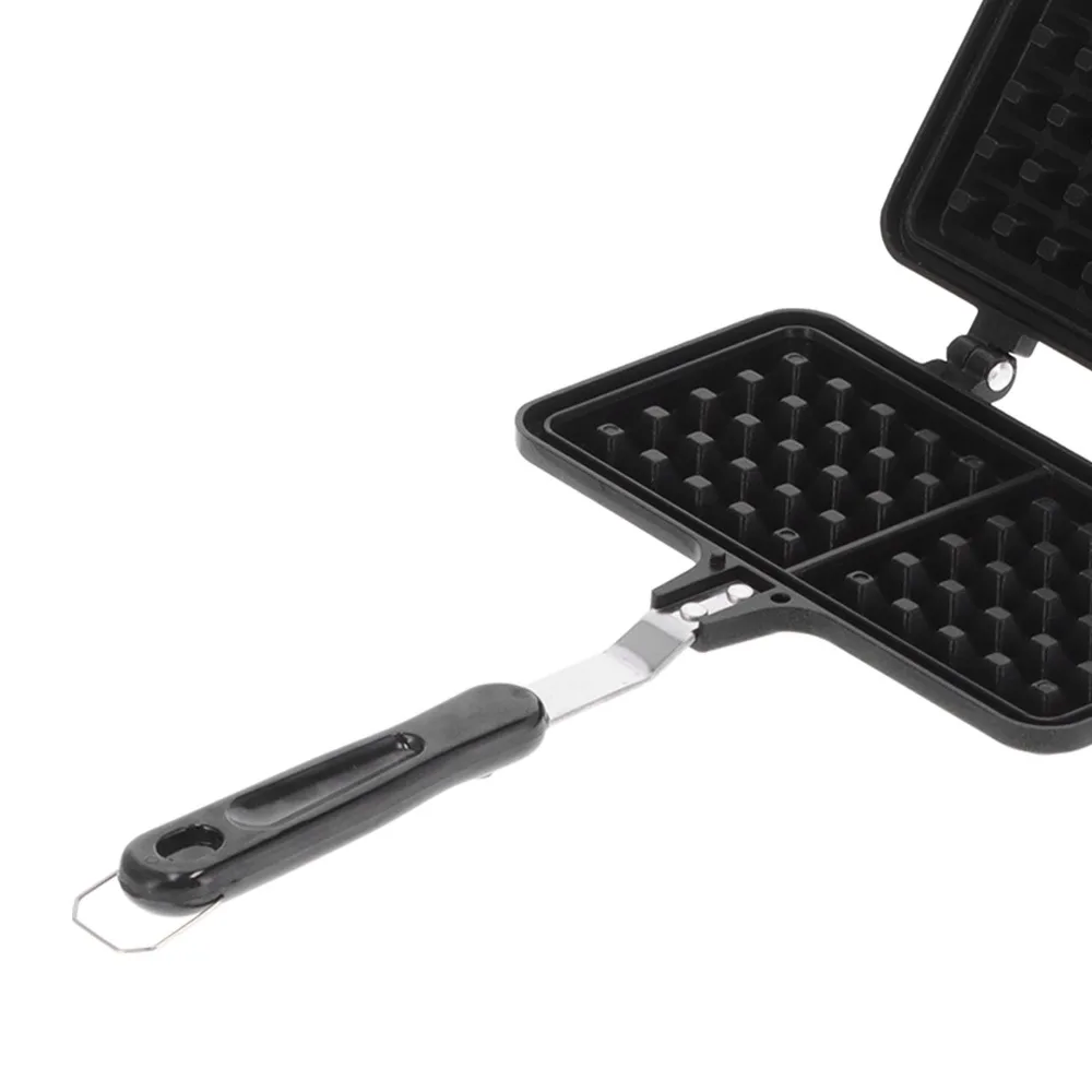 Cake Maker Mold Aluminum Waffle Maker Portable StoveTop Stovetop Waffle Maker Easy To Use Non-stick Sandwich Toaster Breakfast