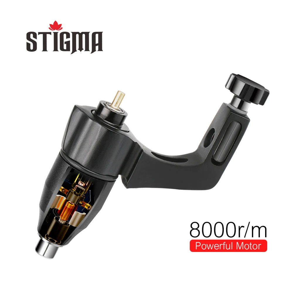 STIGMA Professional Rotary Tattoo Machine RCA Interface  Permanent  liner And Shader Make-up Tattoo Supplies