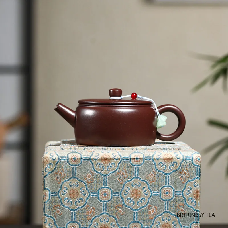 140ml Chinese Yixing Purple Clay Teapots Tradition Handmade Tea Pot Household Beauty Kettle Raw Ore Zisha Teaware Accessories