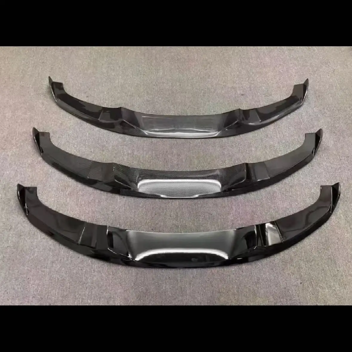 Factory Wholesale for BMW F30 Front Bumper Lip Integrated Front Lip of MAD Style Plastic ABS Glossy Black