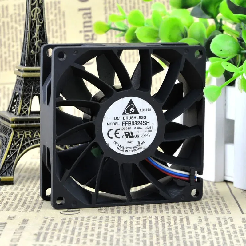 New Fan for Delta FFB0824SH 24V 0.28A 8cm 8025 Temperature Control Large Air Volume Fan 80X80X25mm