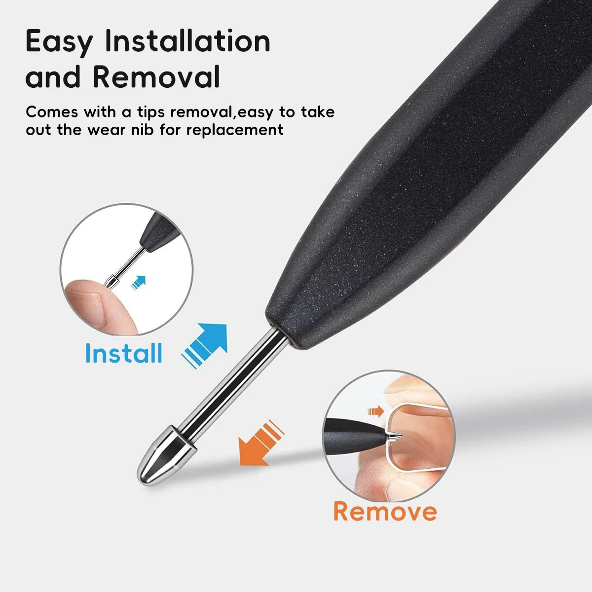 Nieuwe Fonken Tablet Potloodpunt Slijtvast Vervangbare Stylus Tip Titanium Legering Voor Samsung Galaxy Tab S6 S7 S8 S9 S23 Note 1