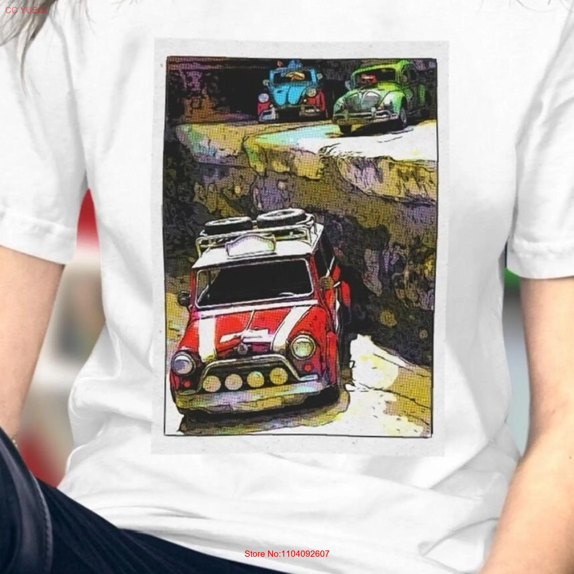 Toy vintage cars t shirt vehicles retro image top original photo art comic book style premium unisex tee gift for men women