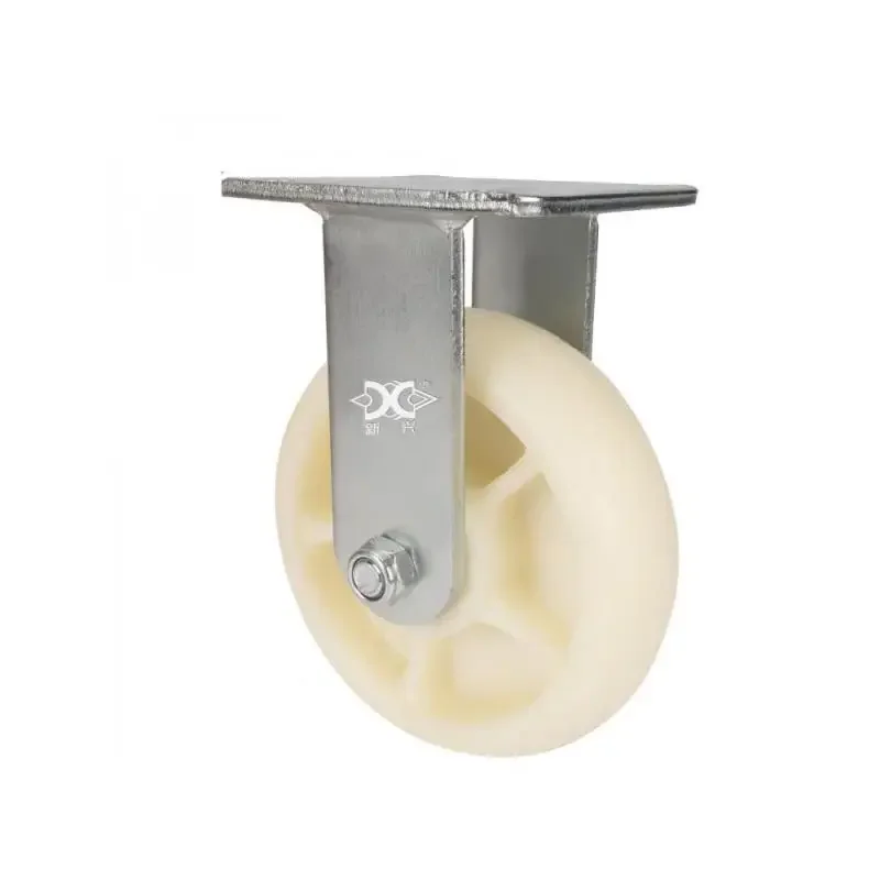 1 Pcs Heavy-duty 6-inch Pattern Nylon Directional Wheel Workshop Equipment Logistics Manual Wear-resistant Caster