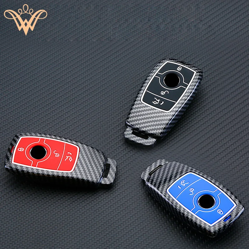 

ABS Car Remote Key Case Cover Shell Fob For Mercedes Benz A B C E R Class GLS GLA GLK GLC CLS CLA AMG W204 W205 W212 W463 W176