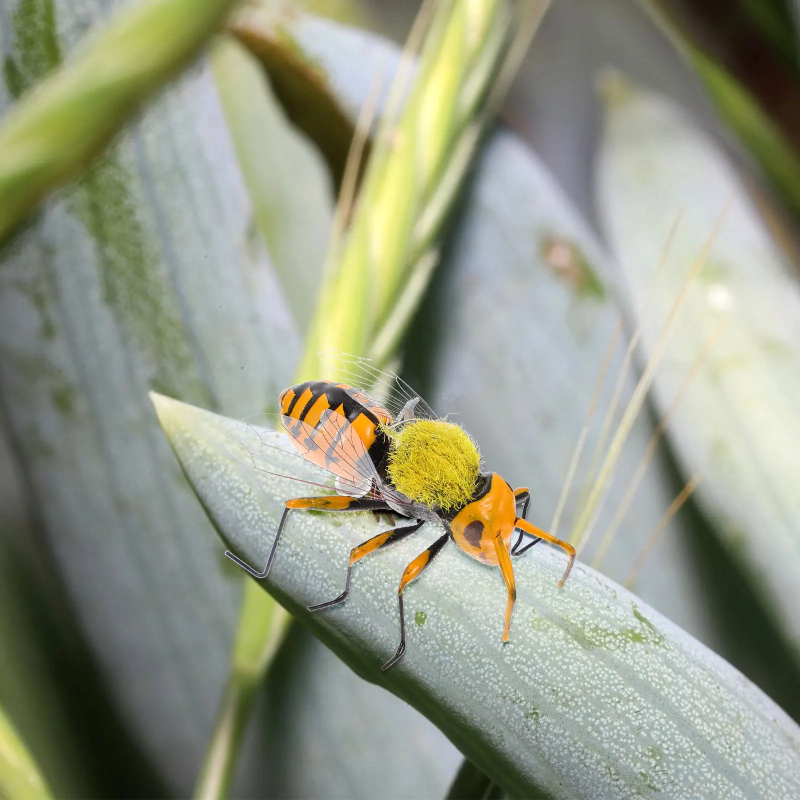 4 قطعة حديقة النحل محاكاة التماثيل الطين الديكور للفناء ساحة فناء شرفة ريفي نمط حديقة حلية لوازم