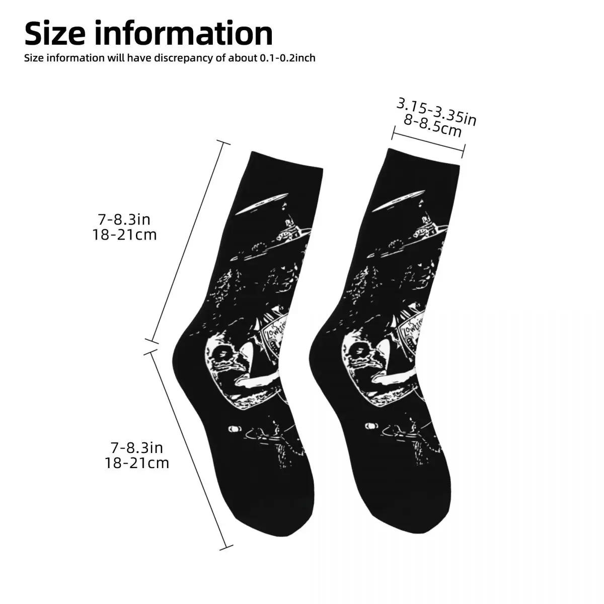 Happy Funny Male Men Socks Casual Slash Guitar Guns N Roses Sock High Quality Women\'s Socks Spring Summer Autumn Winter