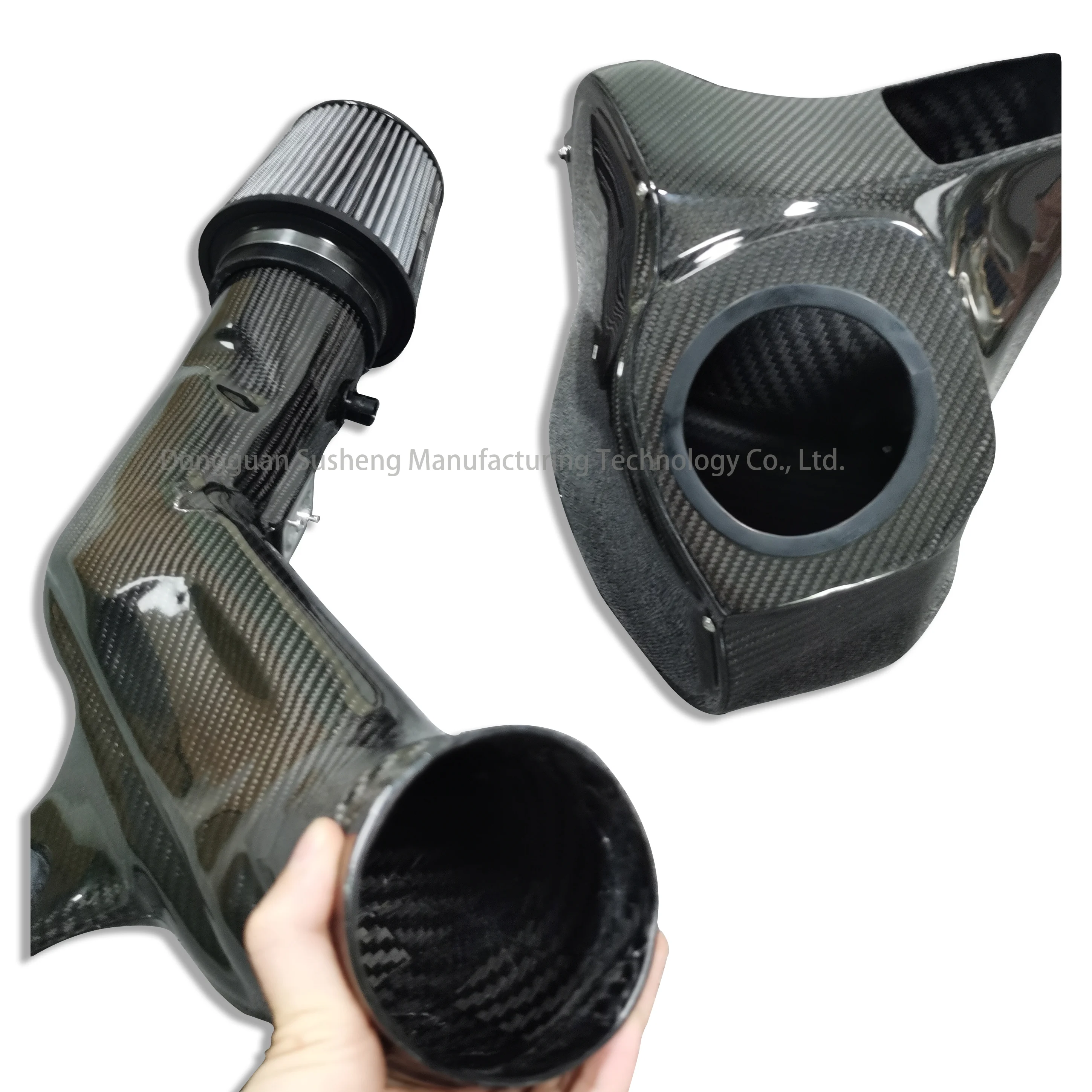 SpeedWinner Factory Kohlefaser-Lufteinlasssystem M235I F22 und M2 N55 3.0T Kaltluft-Ansaugrohr-Set