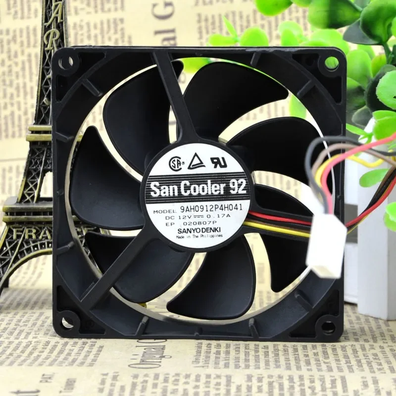 Wholesale Cooling Fan For Sanyo 9AH0912P4H041 Cooler Fan 12V 0.17A 9025 9cm 90x90x25mm