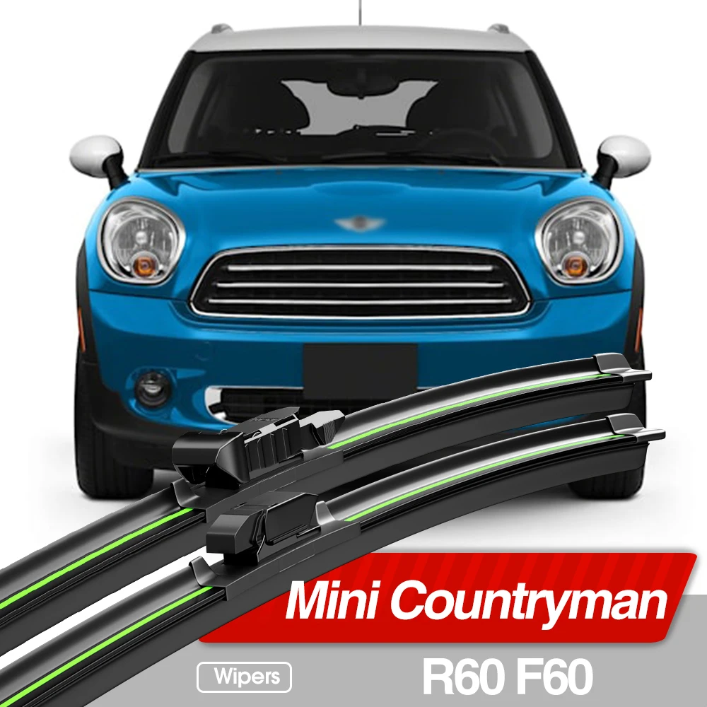 For Mini Mini Countryman R60 F60 2010-2023 Front Windshield Wiper Blades 2pcs Windscreen Window Accessories 2011 2015 2021