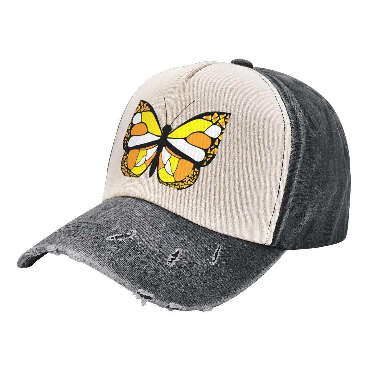 

Candy Corn Butterfly Baseball Cap fashionable Sun Hat For Children Baseball Men Women's