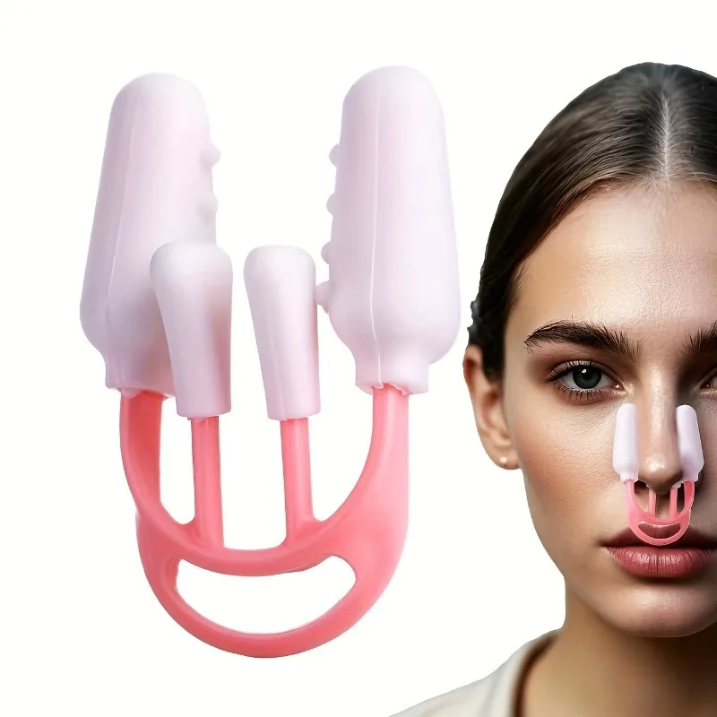 Painless Nose Clip,  Unisex Nose Shaper - Formaldehyde-Free, Conceals Broad Nostrils,  Practical For Nighttime Use
