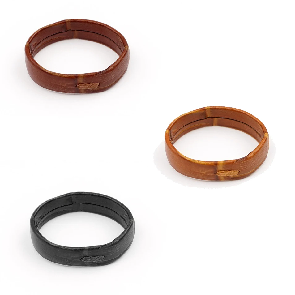 2pcs Genuine Leather Watch Band Keeper Strap Locker Ring Black Brown Holder Loop Bracelet Retainer 14mm/16mm/18mm/20mm/22mm/24mm