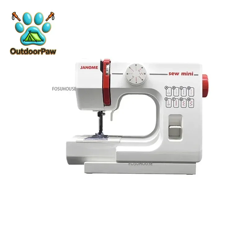 Multifunctional Mini Small Electric Sewing Machine Desktop Foot Pedal Overlock Sewing Machine with Multiple Stitch Patterns