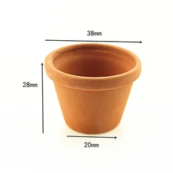 1/12 Doll House Miniature Ceramic Flowerpot Simulation Furniture Vase Model Toys for Mini Decoration Dollhouse Accessories