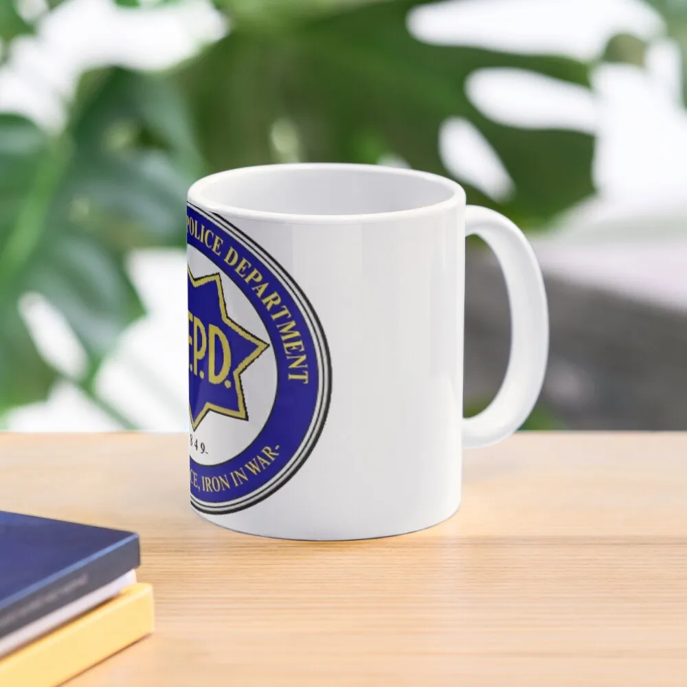 San Francisco Police Classic  Mug Tea Image Drinkware Coffee Handle Round Cup Simple Printed Design Picture Photo Gifts