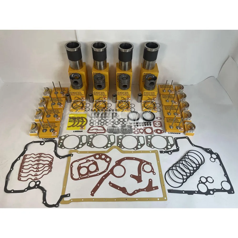 Overhaul Rebuild Kit With Gasket Set Bearing&Valve Train R926 for Liebherr  Excavator Diesel Engine Parts  Excavator Parts