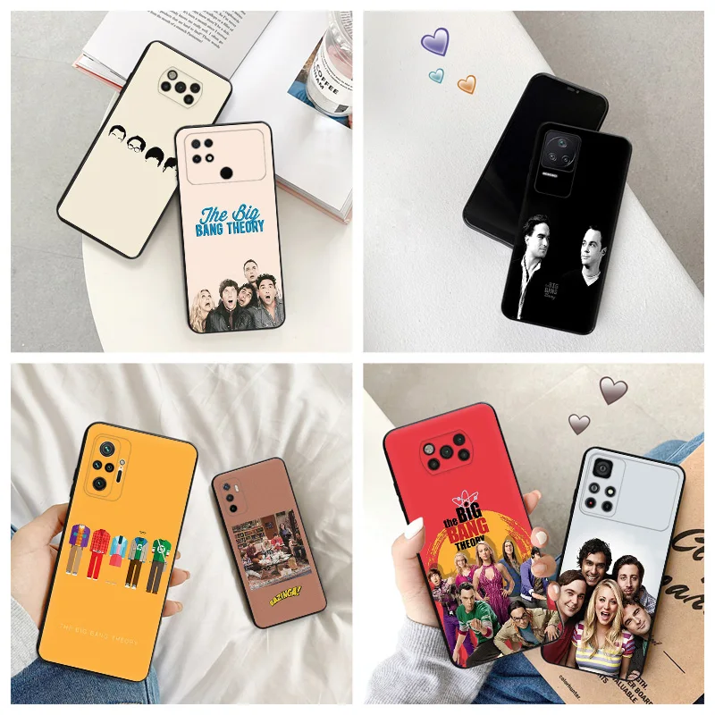 Silicone Black Phone Case for Xiaomi Mi Poco C61 F5 F4 GT F3 F1 X4 X3 X5 M3 M4 Pro M5 M5S C51 C50 C40 The Big Bang Theory Cover